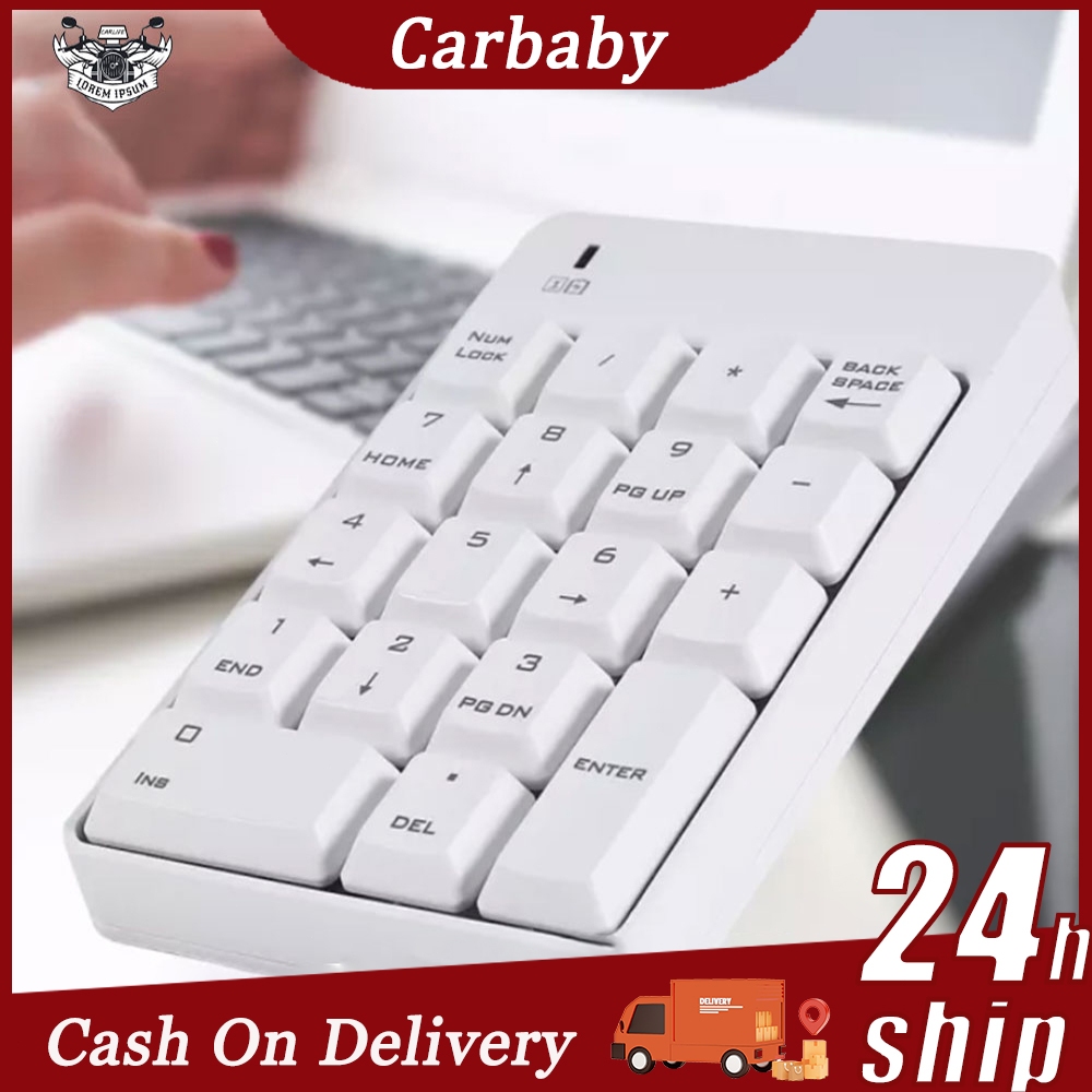 Keypad Mini Wireless Numeric Keypad Universal 18 Keys Digital Keyboard ...