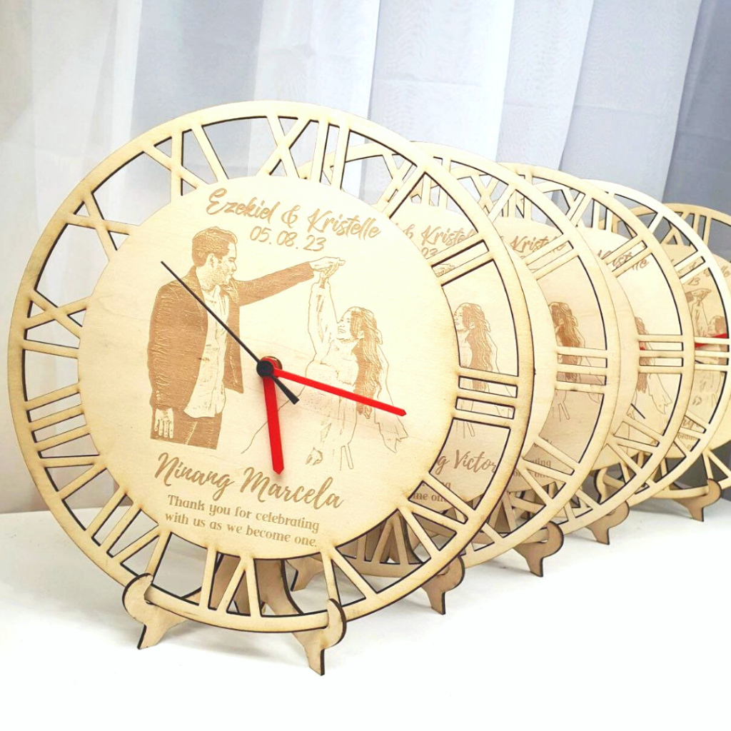 Personalized Wooden Clock Shopee Philippines