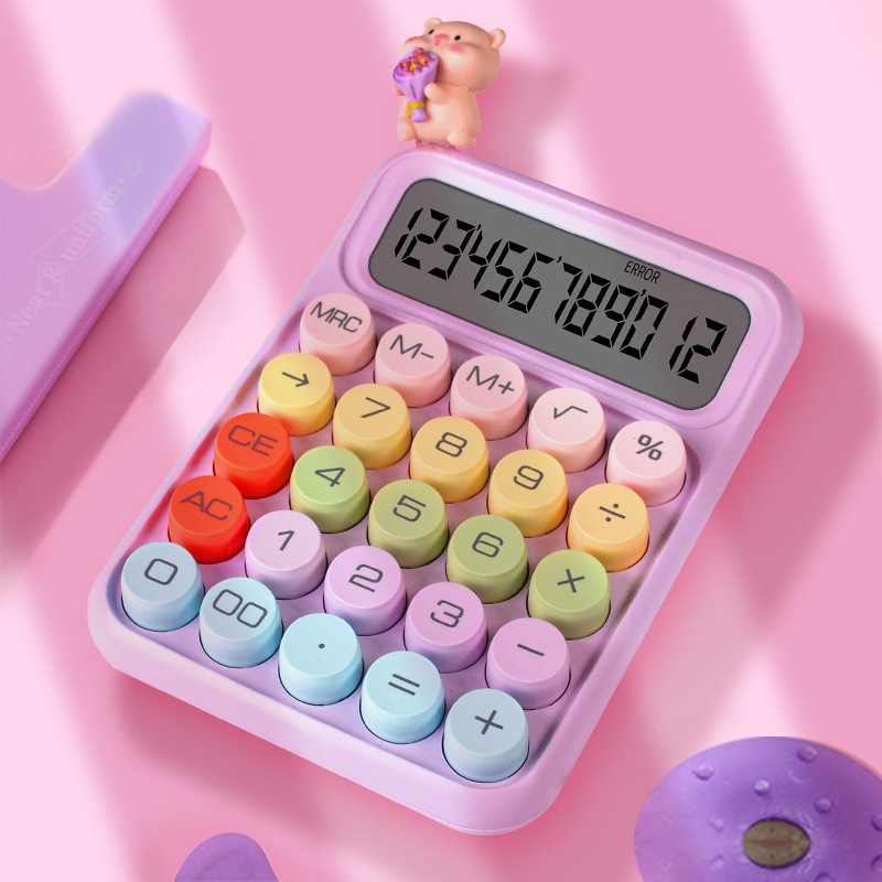 Sanrio Mini 8 Digits Calculator Candy Color Portable Counter for ...