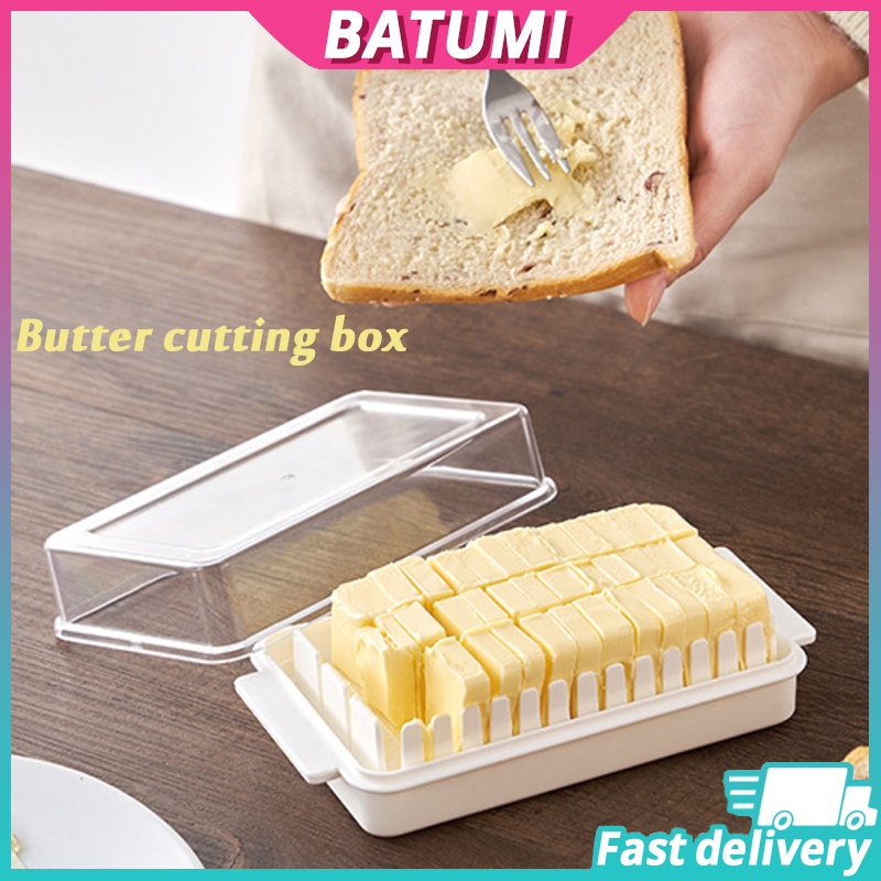 Portable Clear Butter Box Cheese Box Sandwich Lunch Cheese Cutting ...