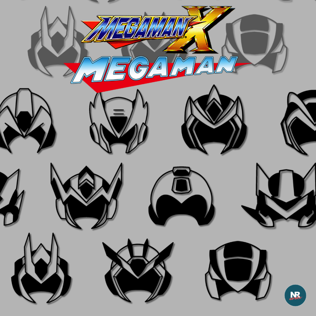 Megaman Helmet Vinyl Decal Sticker Megaman X ZX Zero Classic .exe ...