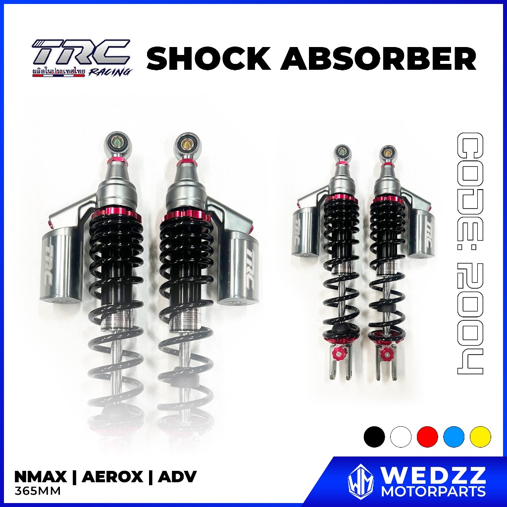 TRC DUAL REAR SHOCK ABSORBER 2004 365MM (NMAX/AEROX/ADV) Shopee