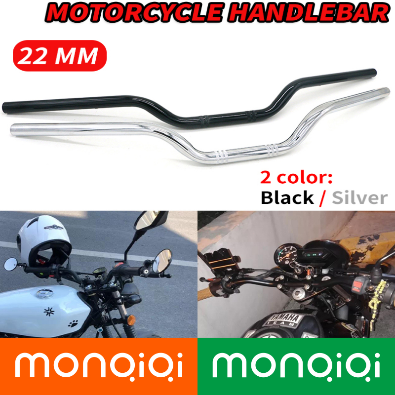 Motorcycle Refit Handlebar Retro Black Modified Handle Bars for ...