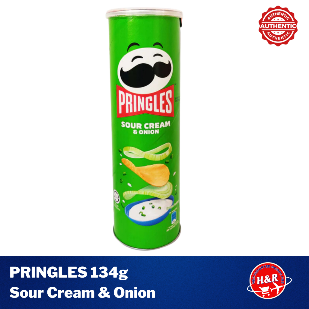 PRINGLES Sour Cream & Onion Flavor 124 Potato Chip Shopee Philippines