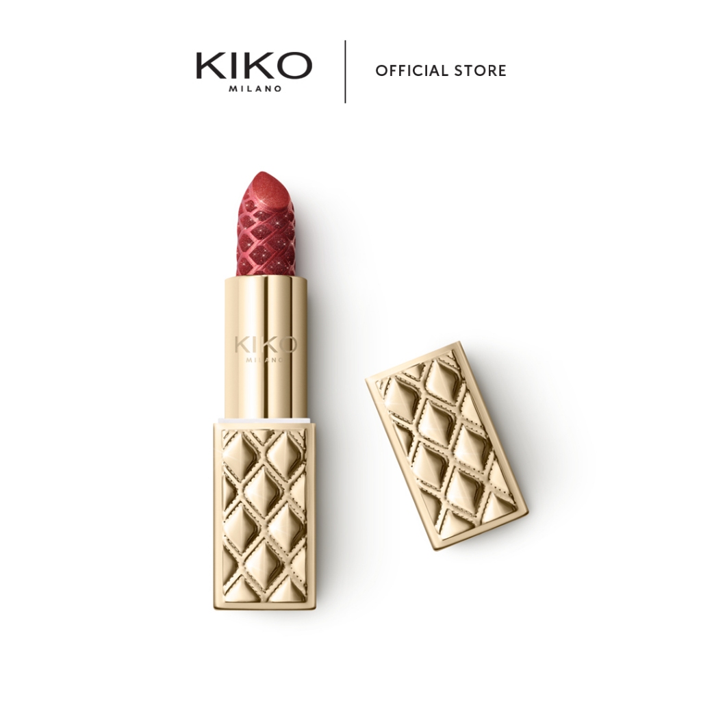 kiko milano joyful holiday sparkling lips lipstick