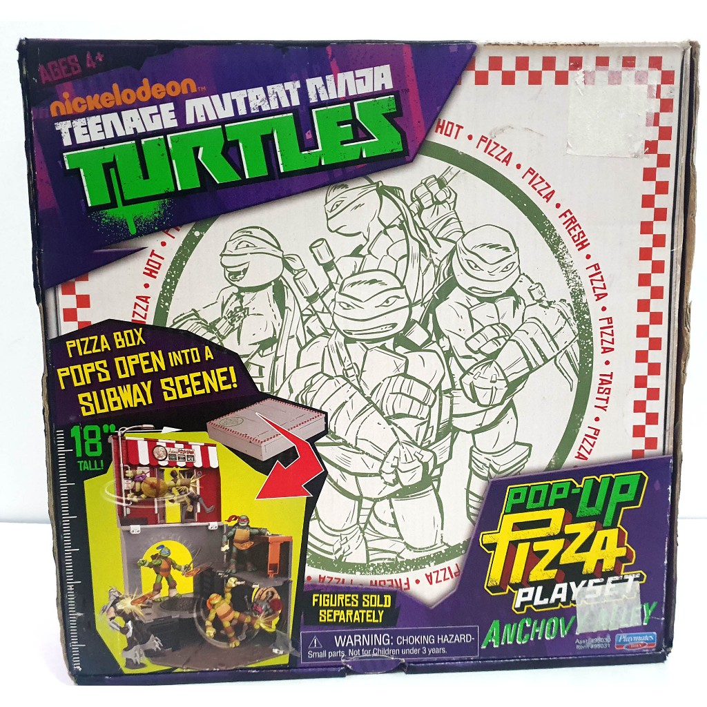 Teenage Mutant Ninja Turtles NEW PopUp Pizza Playset Anchovy Alley