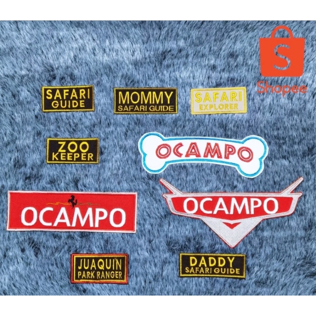 COMPUTERIZED PATCHES (PER PIECE) | Shopee Philippines