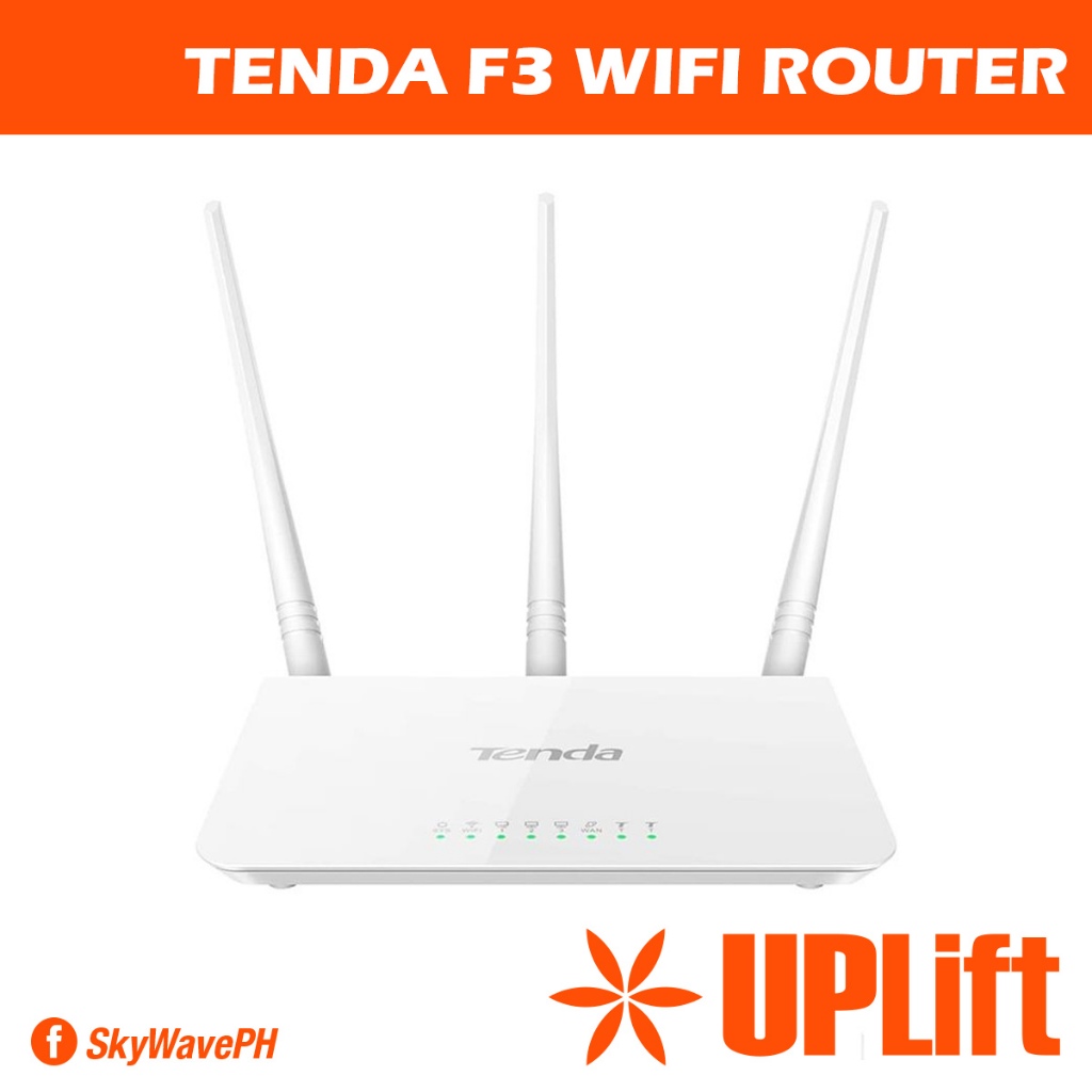 Tenda F3 Wireless-N 300Mbps Wi-Fi Router for Home / Business / Office ...