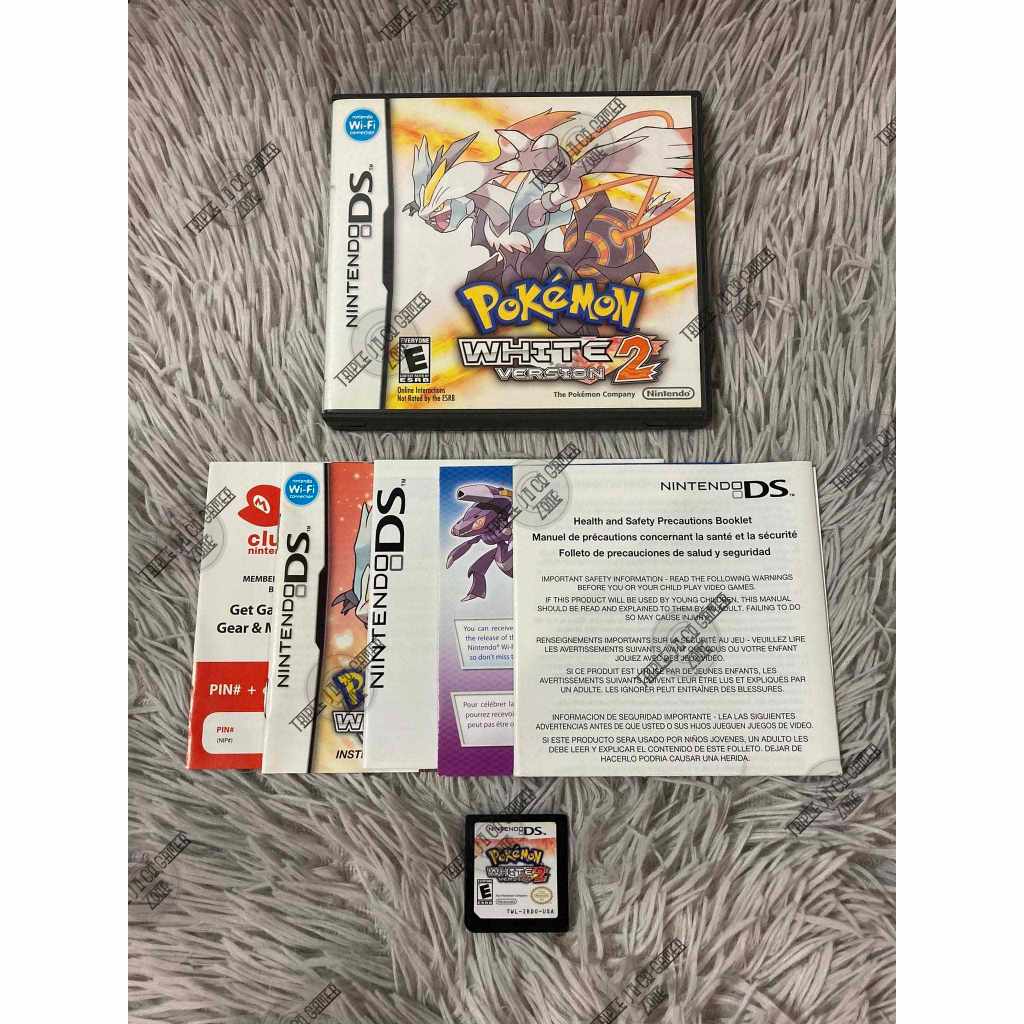 Pokemon White Version 2 Nintendo DS Game Cart Original Game Games | Shopee  Philippines