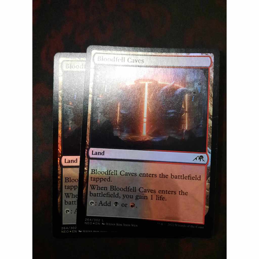 Bloodfell Caves ( MTG / Common / Non Basic Land / NEO / Foil ) | Shopee ...