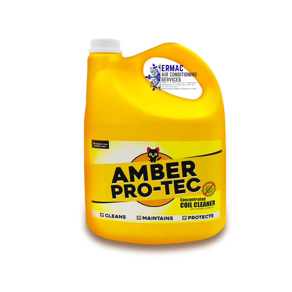 AMBER PROTEC COIL CLEANER Acid/Alkaline Base Cleaner Shopee