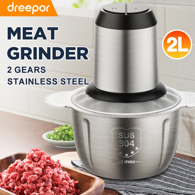 2. Dreepor 2L Electric Meat Grinder