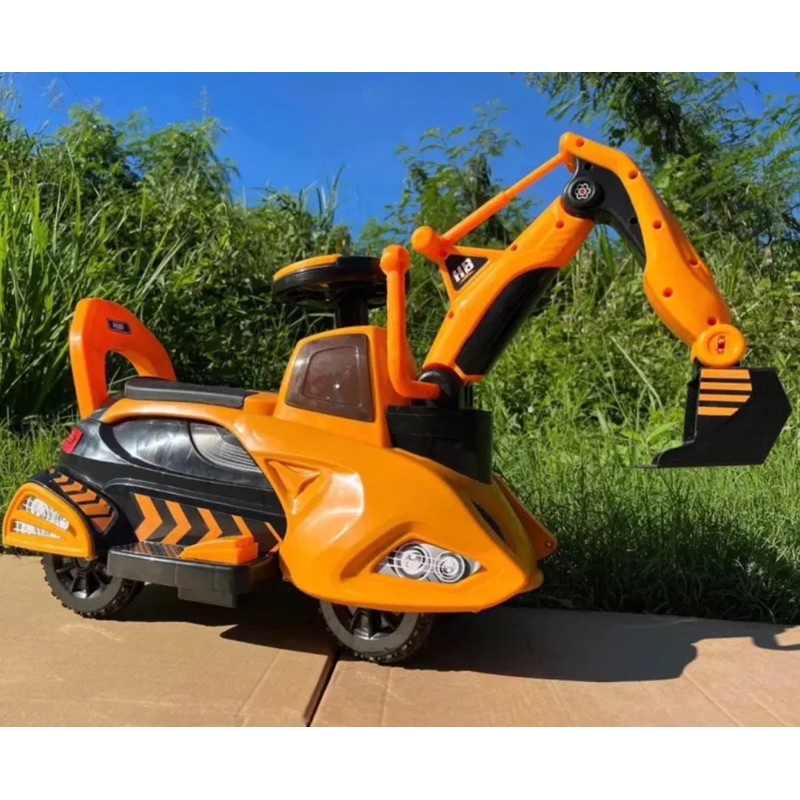 Excavator Backhoe Ride on Toy for Kids Engineering Truck Vehicle for ...