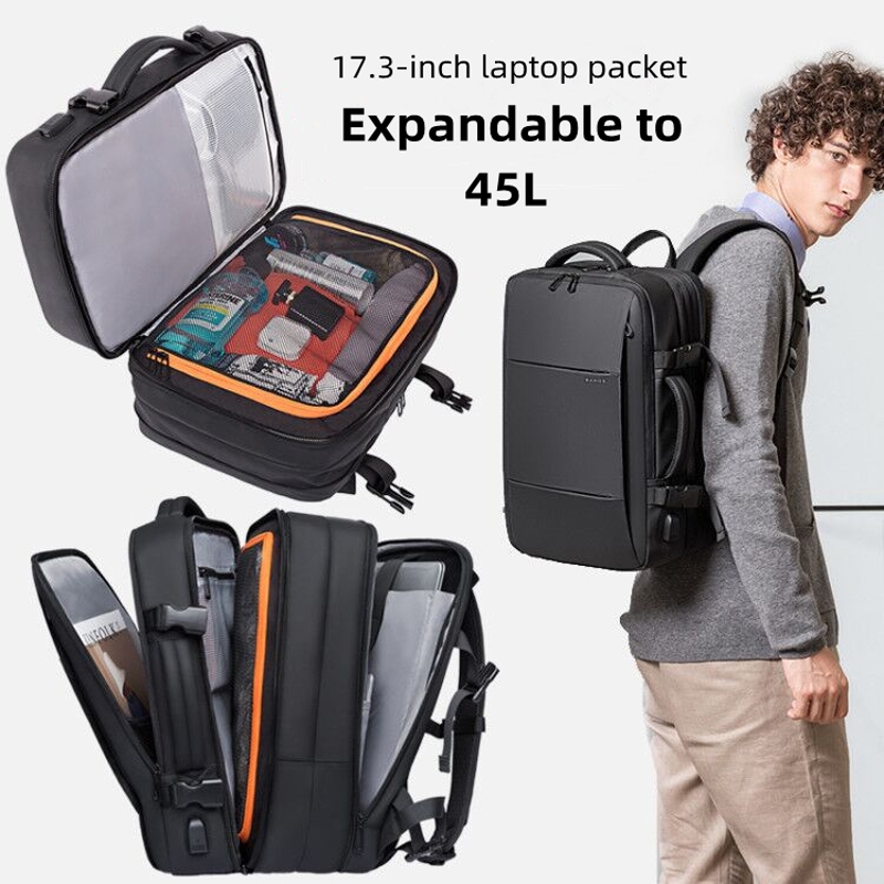 45L/37L Expandable Large Capacity Business Travel Bag 17.3 inch Laptop ...