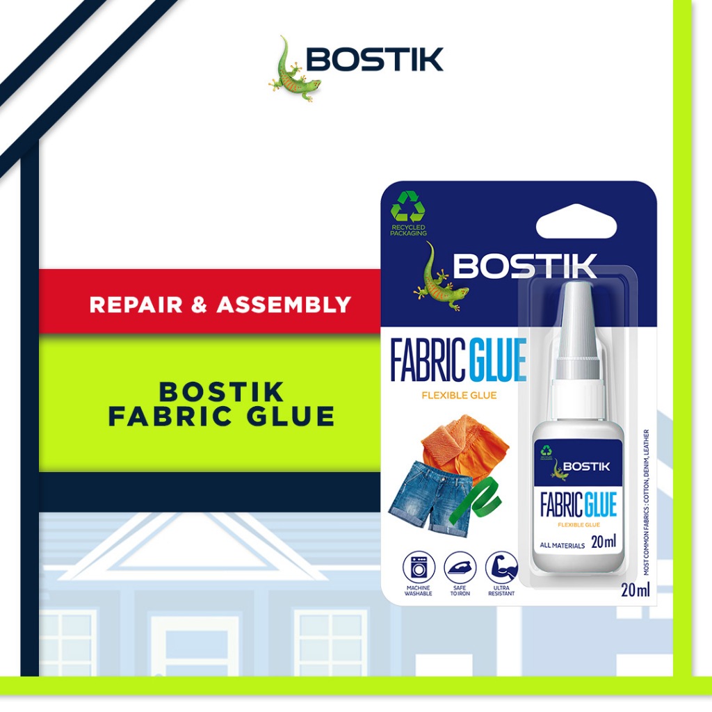 Bostik Fabric Glue Flexible AcrylicBased Adhesive Shopee Philippines