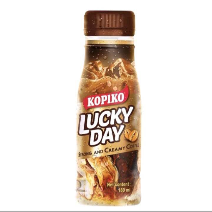 Kopiko Lucky Day Strong and Creamy Coffee (180ml) | Shopee Philippines