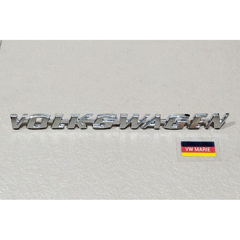 Emblem script volkswagen reproduction #d73a | Shopee Philippines