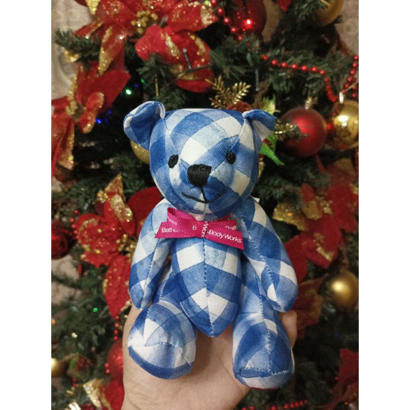 Bath & Body Works Gingham Bear Plush Toy ( Store Bought) Shopee Philippines