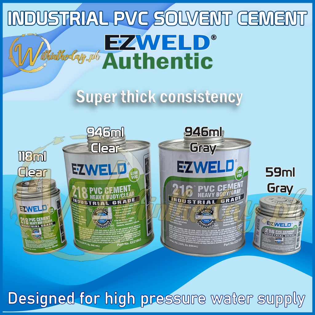 Original Industrial grade PVC Cement Solvent Glue potable water supply pipe high pressure