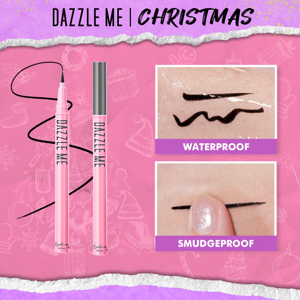 DAZZLE ME Hold On Ultra Slim Eyeliner Pen Long Lasting Pigmented