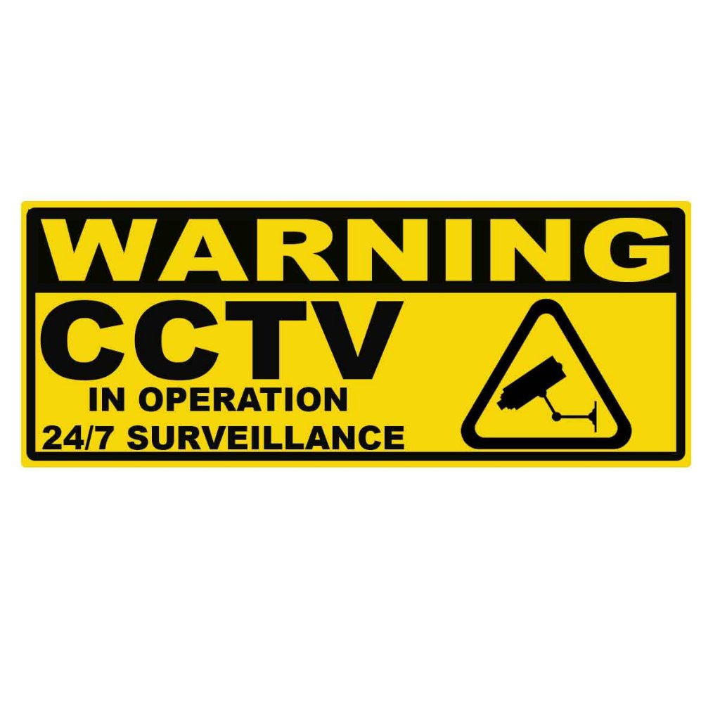 CCTV Decal Vinyl Sticker | Shopee Philippines