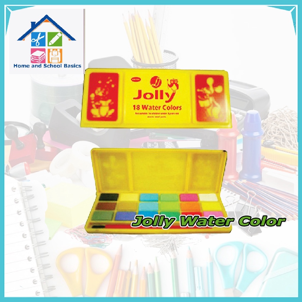 Jolly Water Colors For Kids (18 Colors) - Non-Toxic - Colorful ...