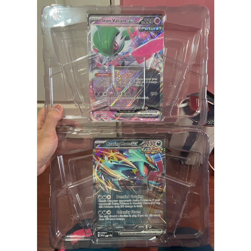 Paradox Rift | Roaring Moon EX / Iron Valiant EX JUMBO Card | Pokemon ...