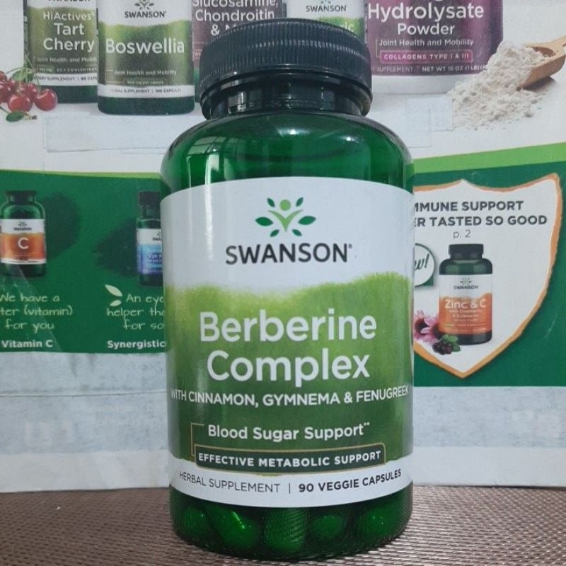 Berberine Complex 90 Veggie Capsules with Ceylon Cinnamon, Gymnema