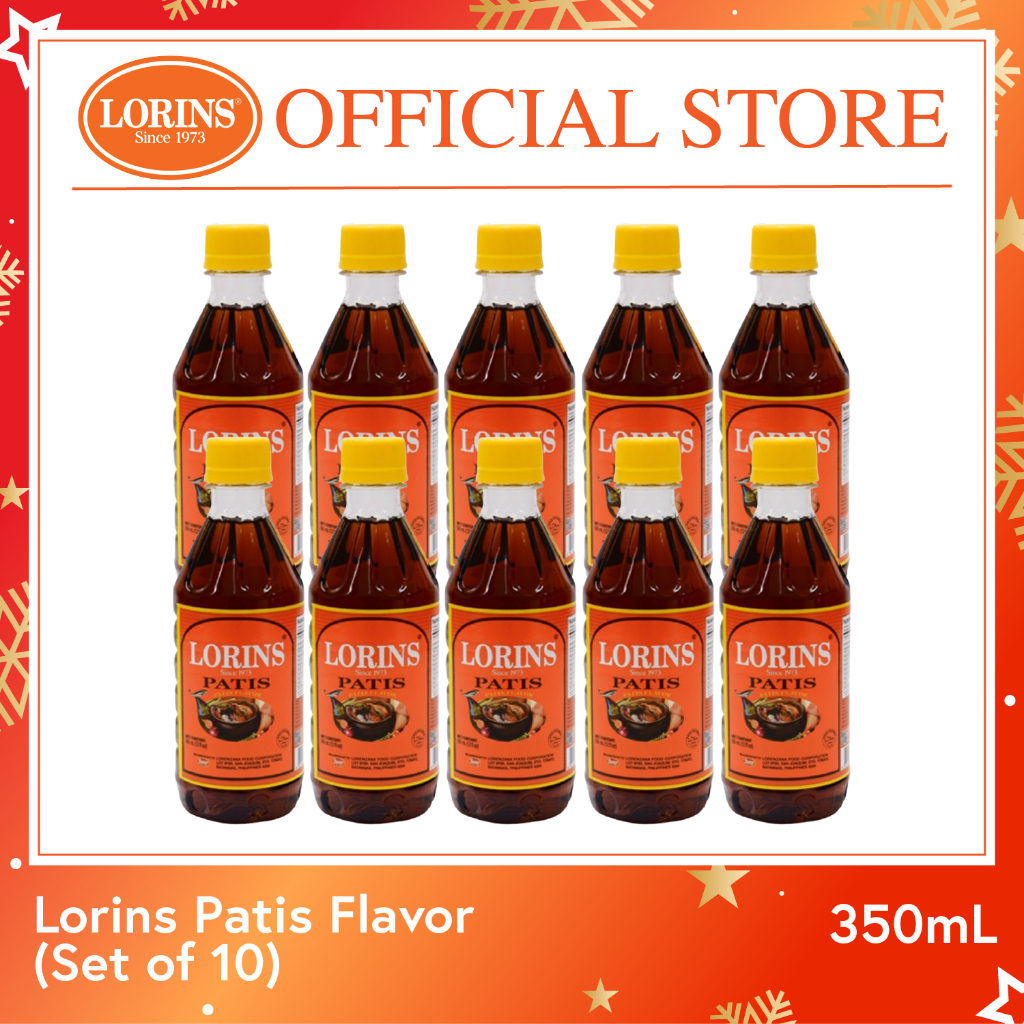 Lorins Patis Flavor PET Bottle 350ml - Set of 10 | Shopee Philippines