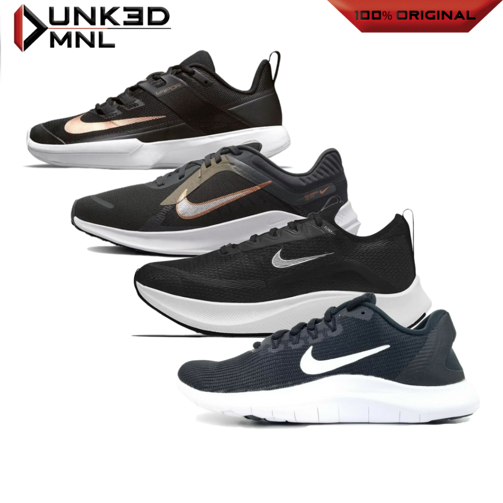 100 Original Nike Womens Running Shoesblack Bronze Grey Metallic