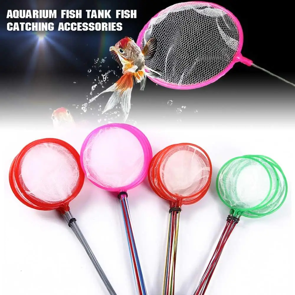 Fish Tank Shallow Mesh Net Artemia Sieves Long Handle Super Dense Mesh