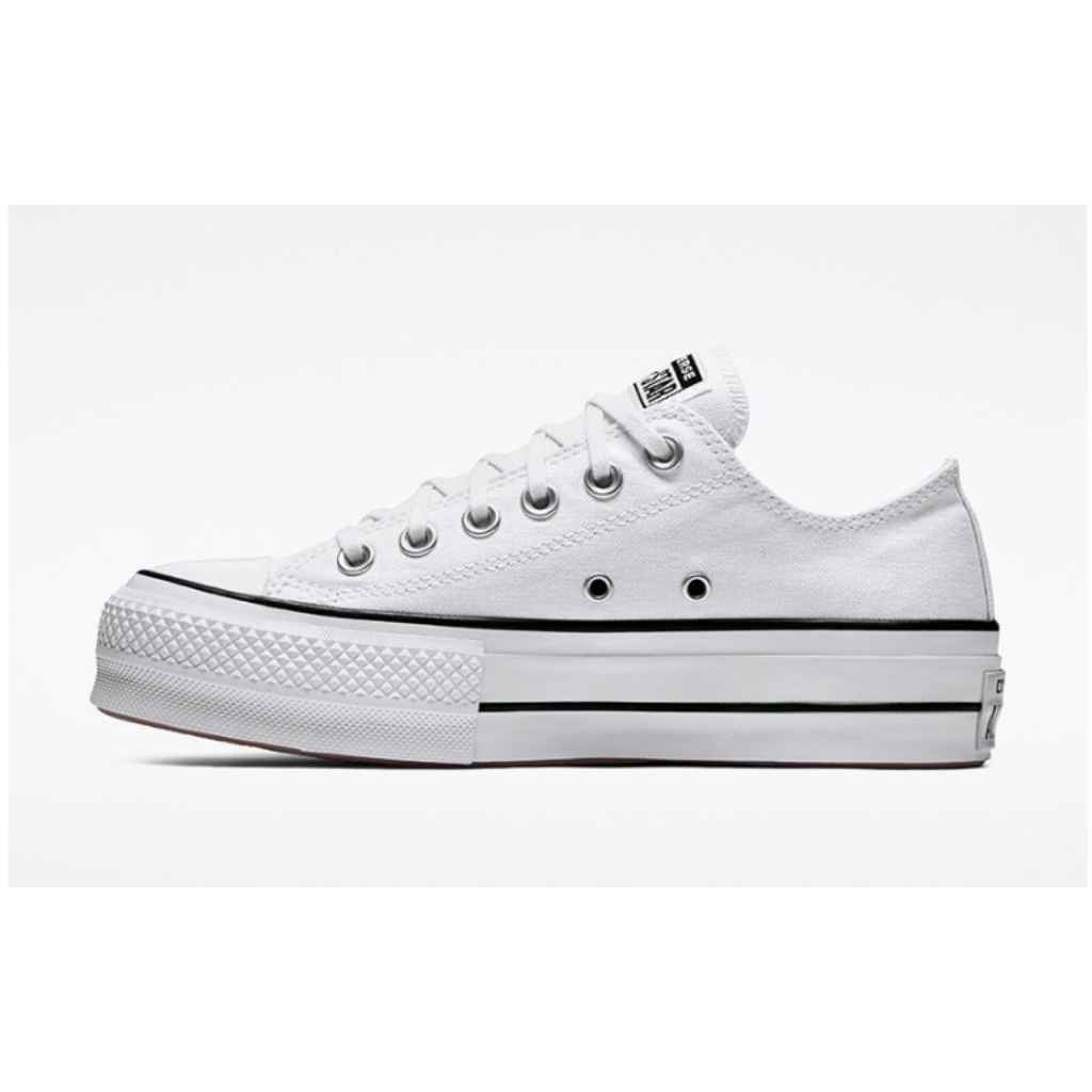 SHOE SALON Converse Chuck Taylor All Star Lift Ox Women's Shoes White ...