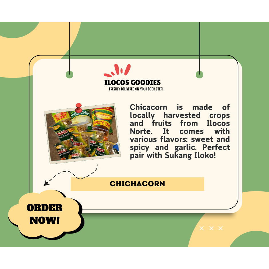 Ilocos Chichacorn (All flavors) Shopee Philippines