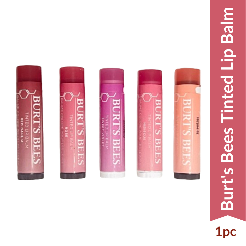 Burt's Bees Tinted Lip Balm 1pc Shopee Philippines