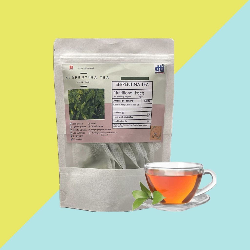 SERPENTINA HERBAL TEA (pure organic tea) 30pcs teabag per pack | Shopee ...