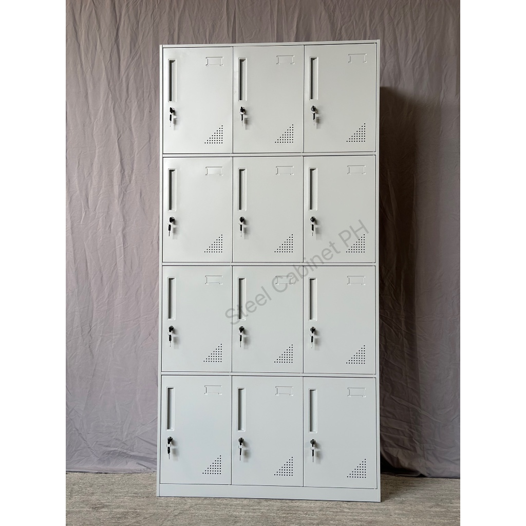 QACE steel locker 4,6,9,12,15,18 doors light grey color(NOT ASSEMBLED ...