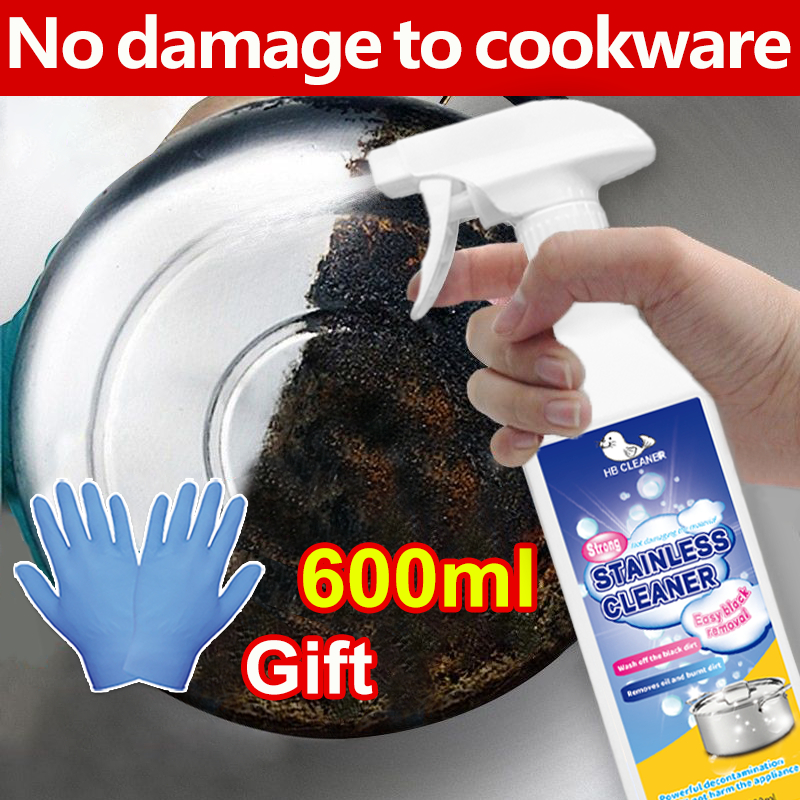 Stainless cleaner 600ml Japan imported No damage to cookware metal ...