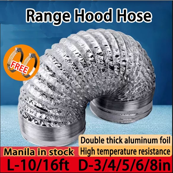 3-8in Aluminum Foil Retractable Ventilation Duct Insulation Duct Hose ...