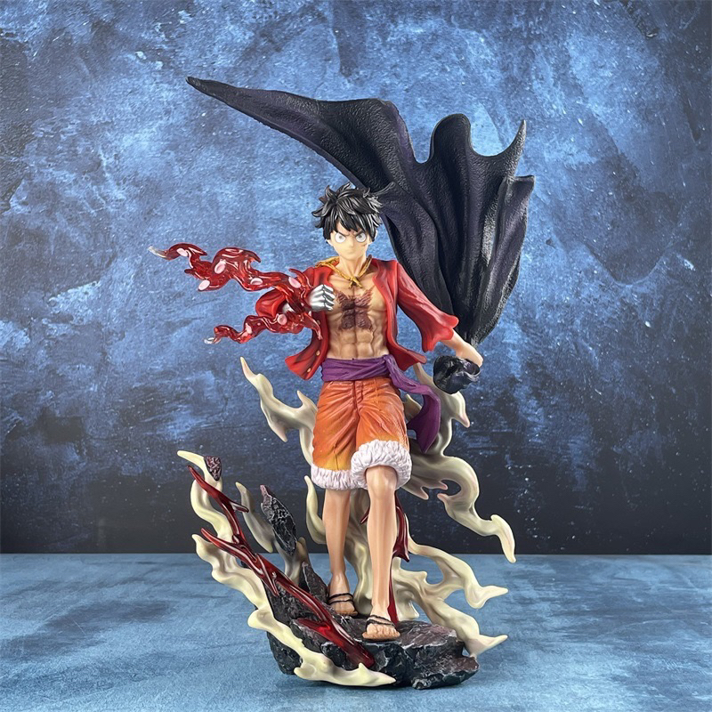 One Piece GK resonance flow cherry Luffy walking Luffy model sculpture ...