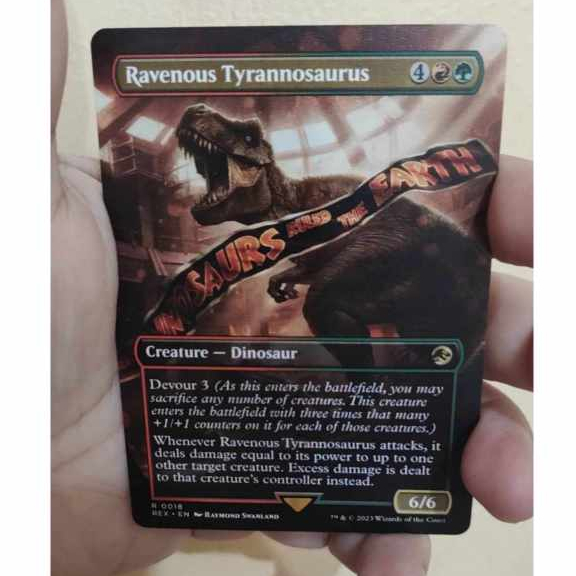 Ravenous Tyrannosaurus Borderless Universes Beyond Jurassic World Collection Rex Shopee