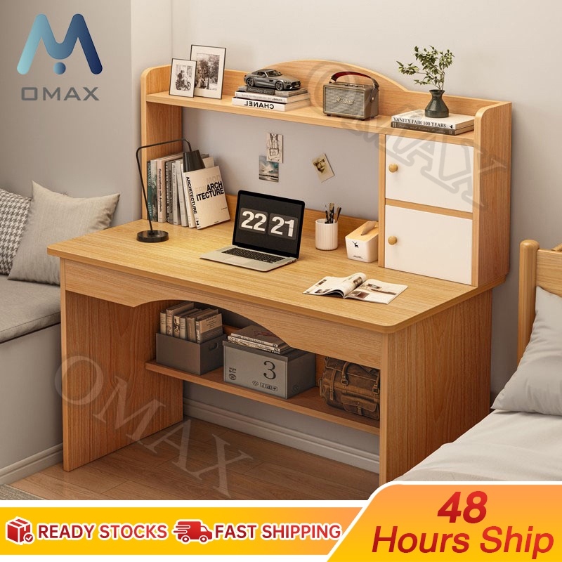 Study Table With Drawer Computer desk desktop home desk bookcase