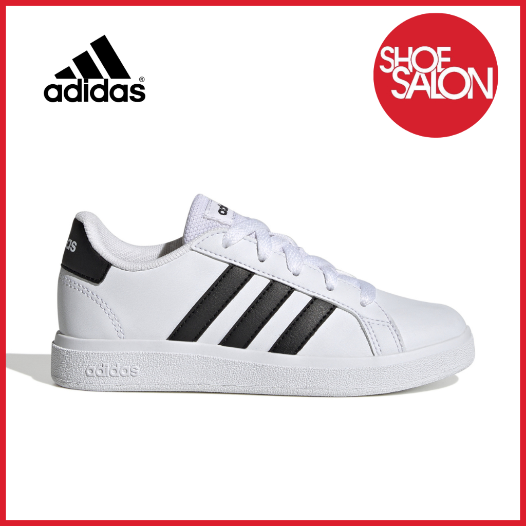 SHOE SALON Adidas GRAND COURT 2.0 K Kids Shoes Cloud White Core Black Core Black GW6511 Shopee Philippines