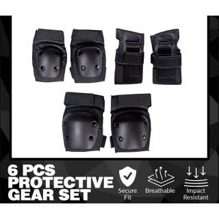 Guard Knee Pads and Elbow Pads Support Protection Safety Protective Pads  Set for Adult Skate Protective Gear