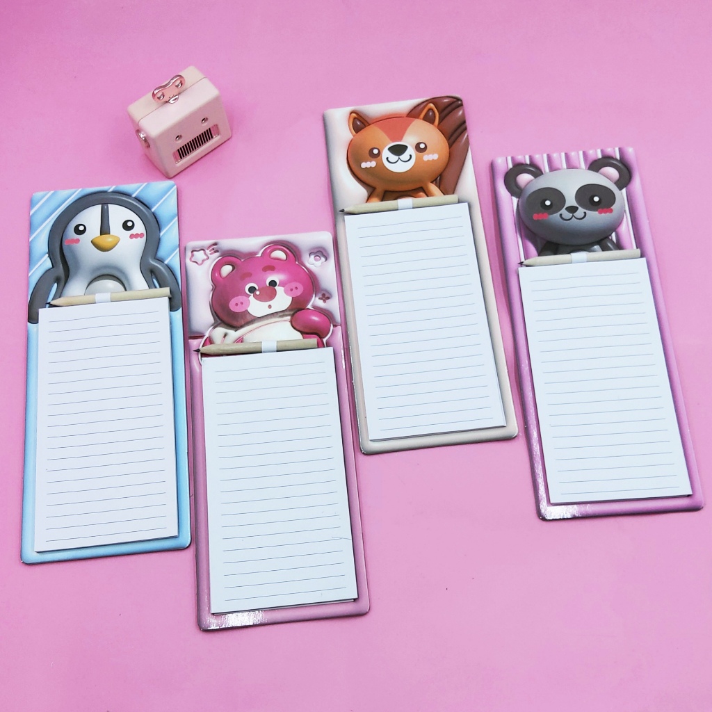 Magnetic refrigerator magnetic memo pad student note pad sticky note ...