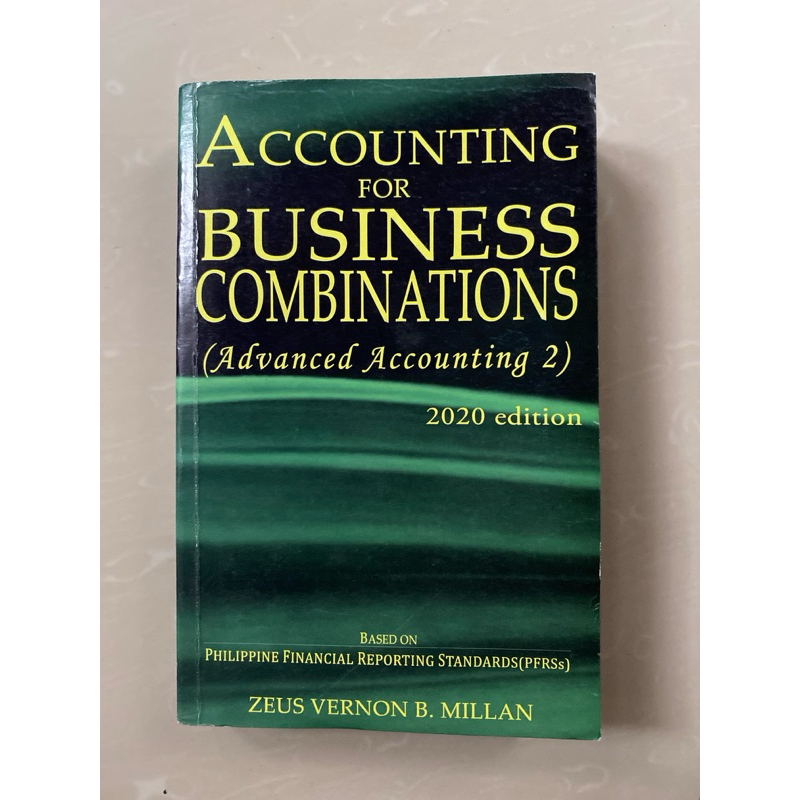 Accounting for Business Combinations 2020 Edition (MILLAN) Shopee