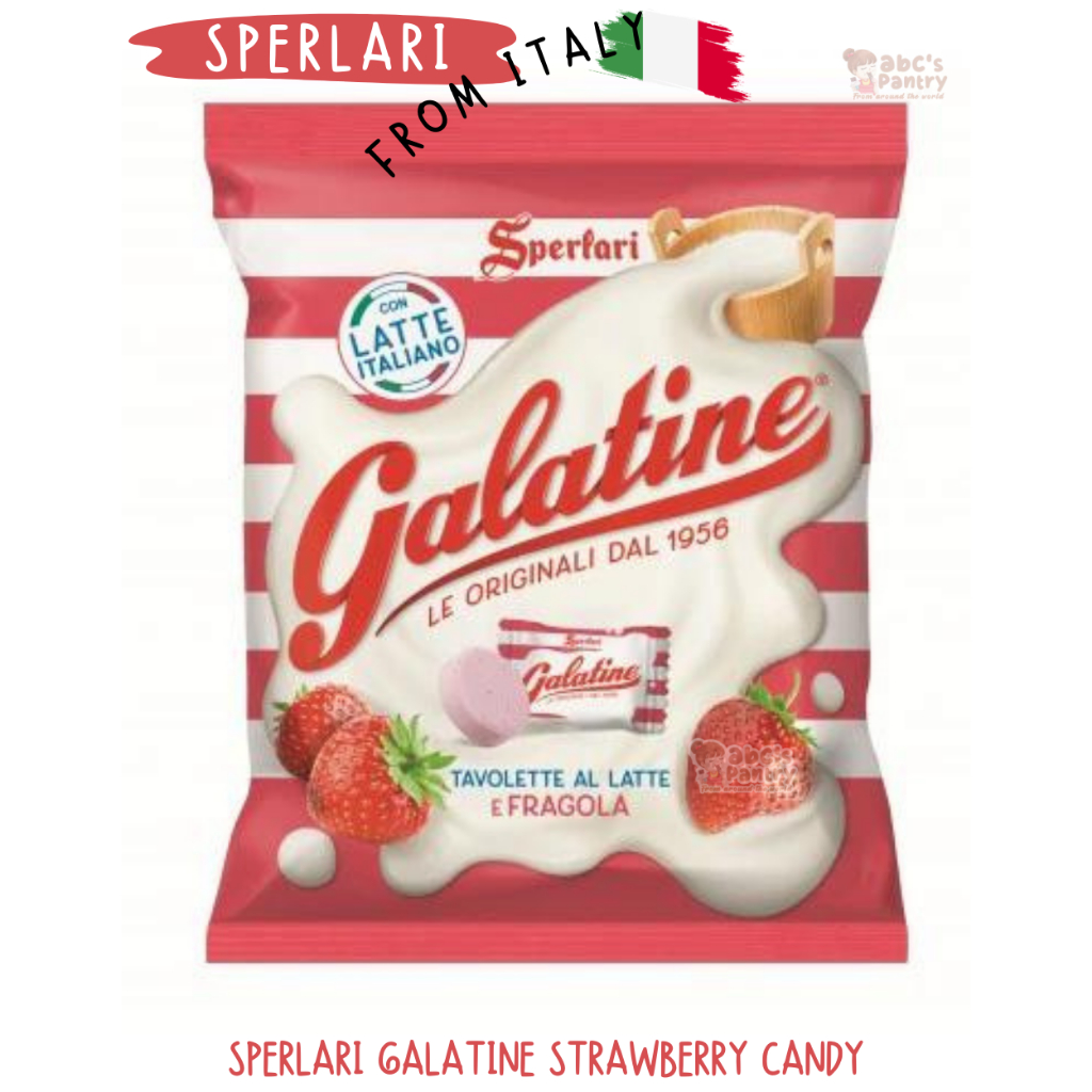 SPERLARI ITALY | Galatine Strawberry Milk Candy | Shopee Philippines