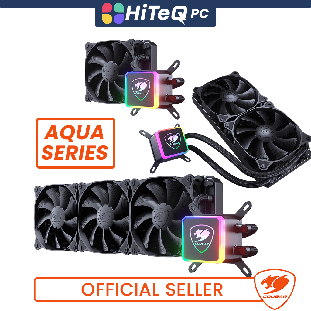 HiteqPC | COUGAR AQUA AIO ARGB CPU-LIQUID COOLER FOR INTEL/AMD ARGB FAN ...