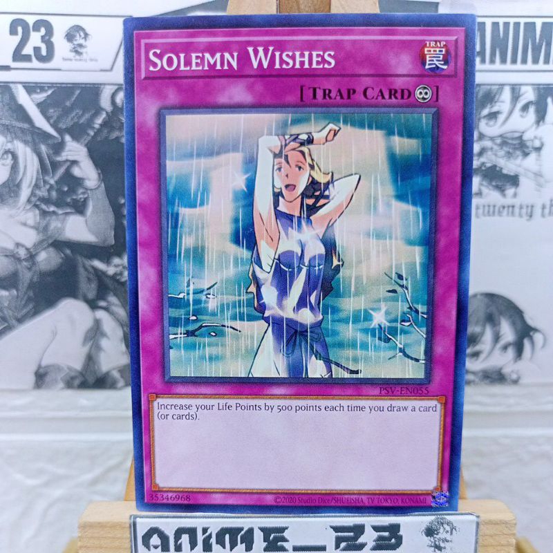 Solemn Wishes PSVEN055 Common English YuGiOh Shopee Philippines