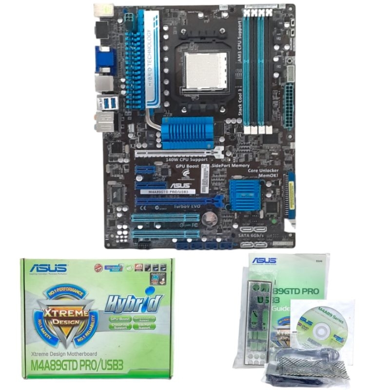ASUS M4A89GTD PRO/USB3 AM3 ATX AMD Retro Motherboard (Near New Old