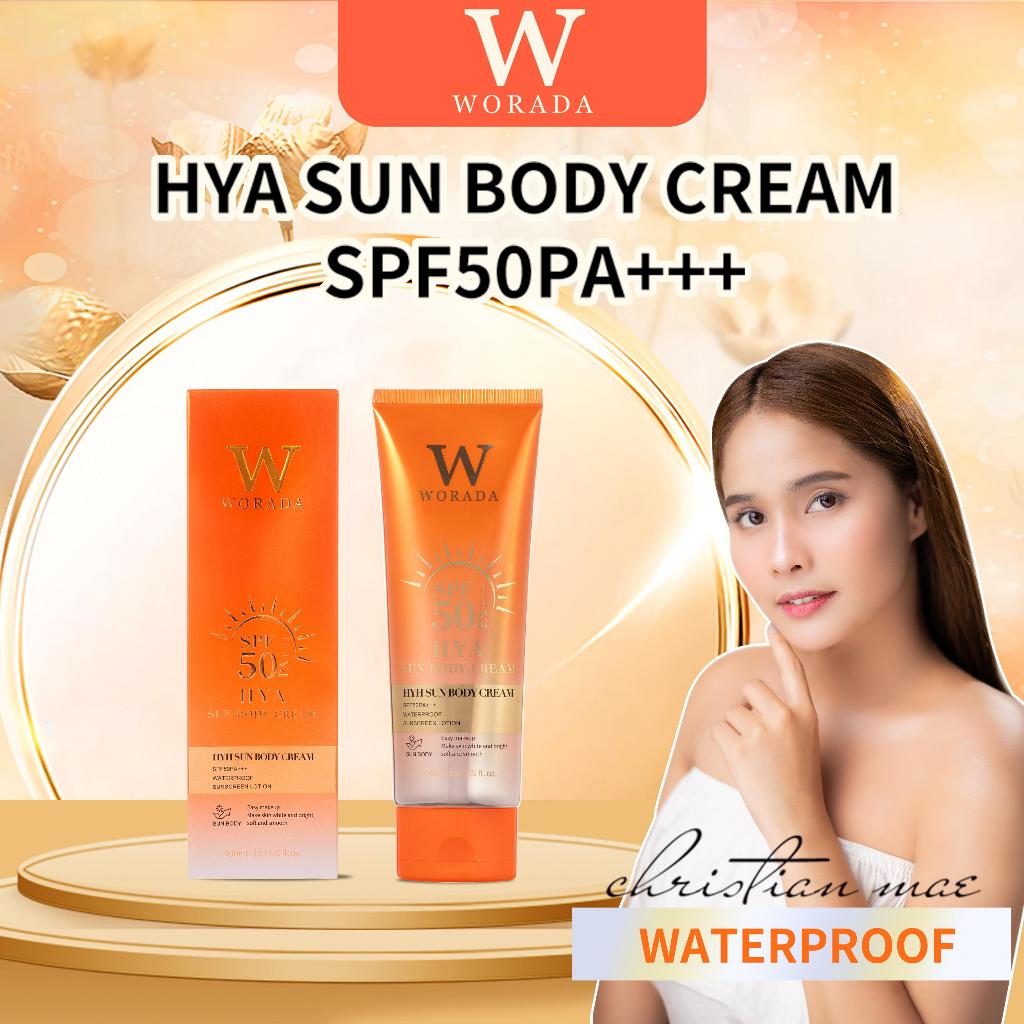 Worada Hye Sun Waterproof Body Cream Spf Whitening Hydrating